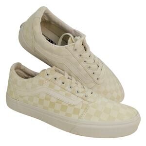 Vans Off the Wall White Checkered Low Top Sneakers - 10.5
